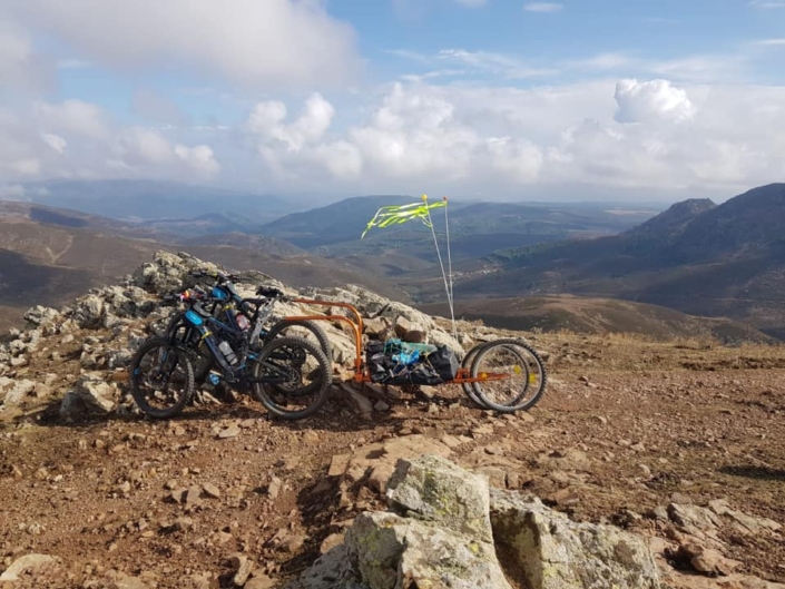 Transardinia in mountain bike